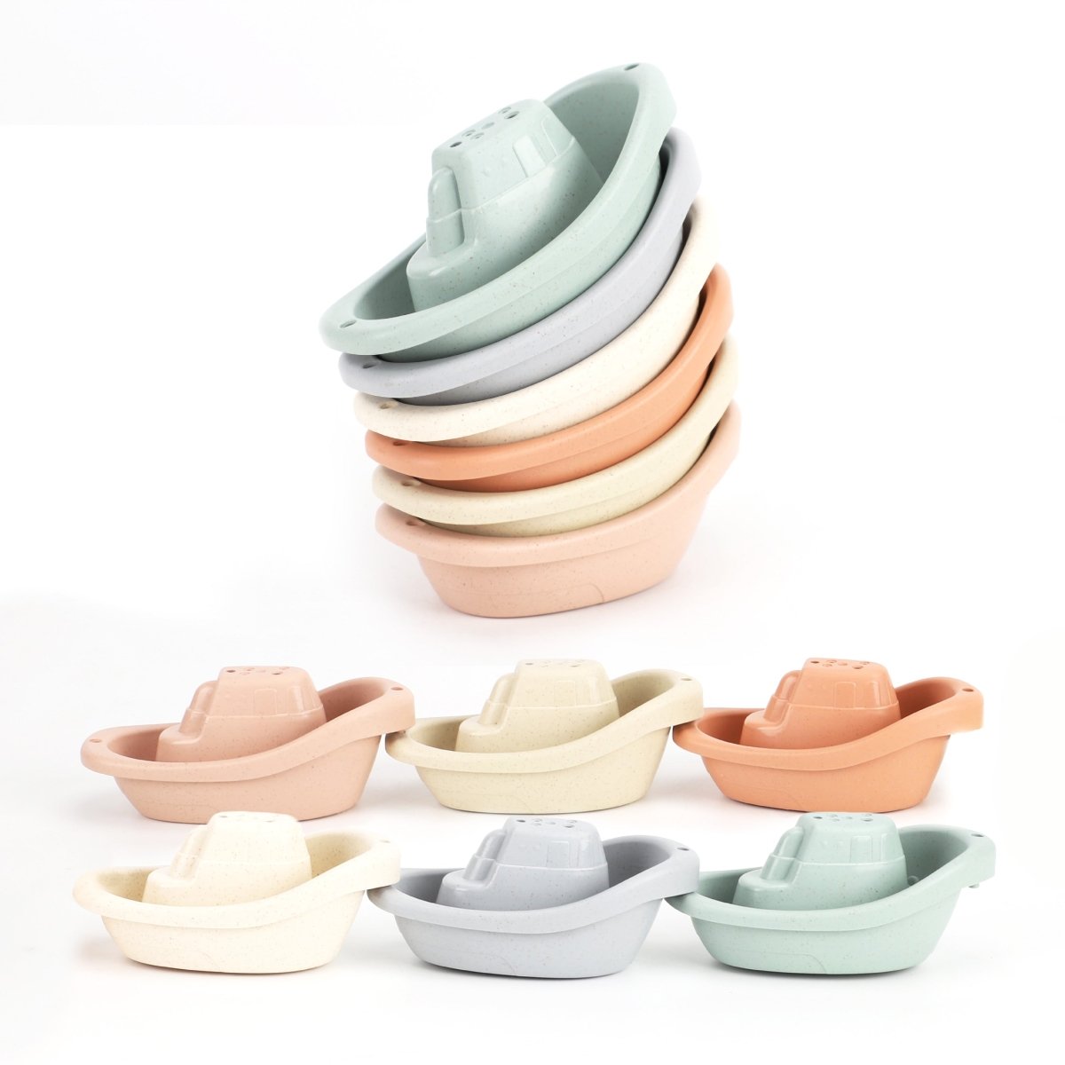 MOON BATHING TOY BOAT CUPS - Premium for Kids in Qatar | Toysaro.com